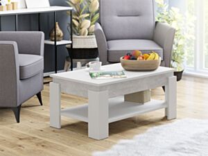 Sohvapöytä SETORI-biały / biały + betoni