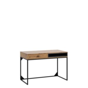 Kirjoituspöytä OLIER OL01-dąb artisan / dąb artisan + czarny