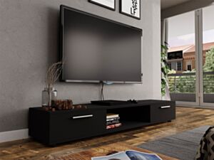 TV-pöytä PANEZI-czarny (musta)